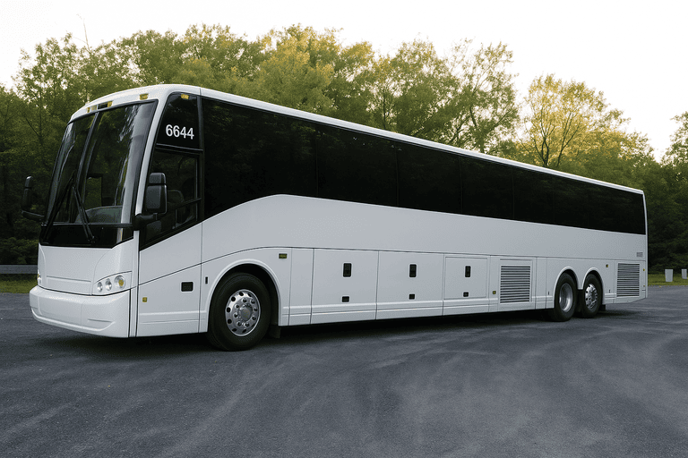 exterior of Detroit Coach Bus Service coach bus