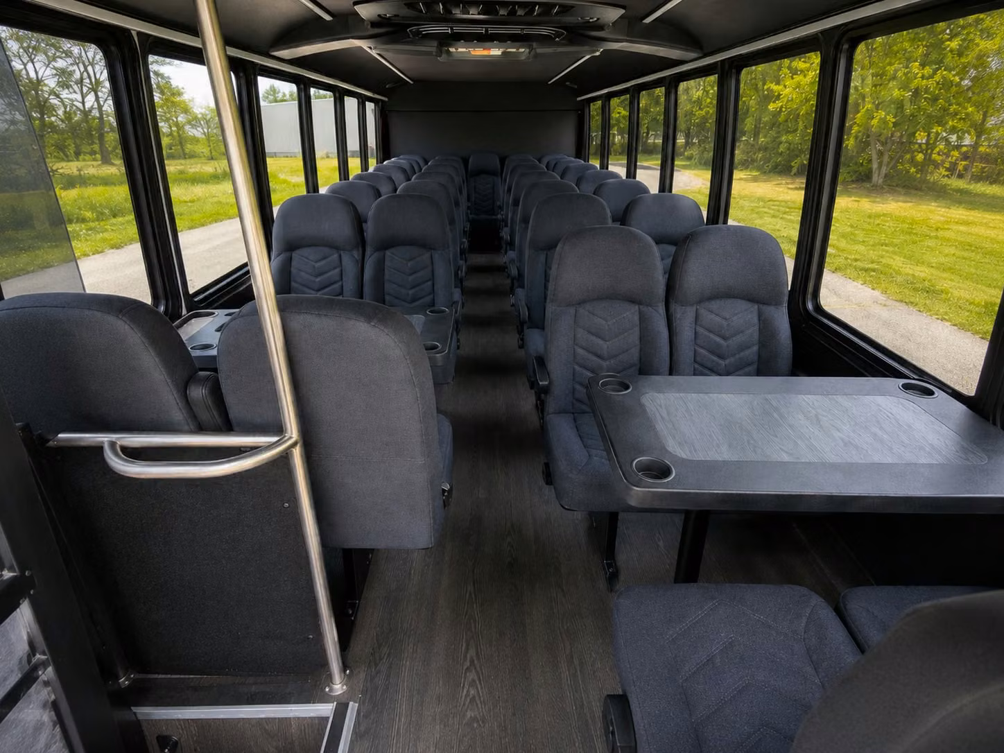 15 passenger minibus interior