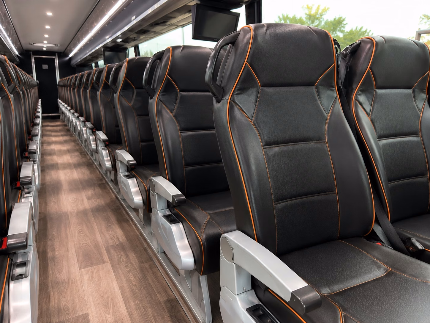 detroit lions fan bus rentals to ford field tailgate ready group transportation